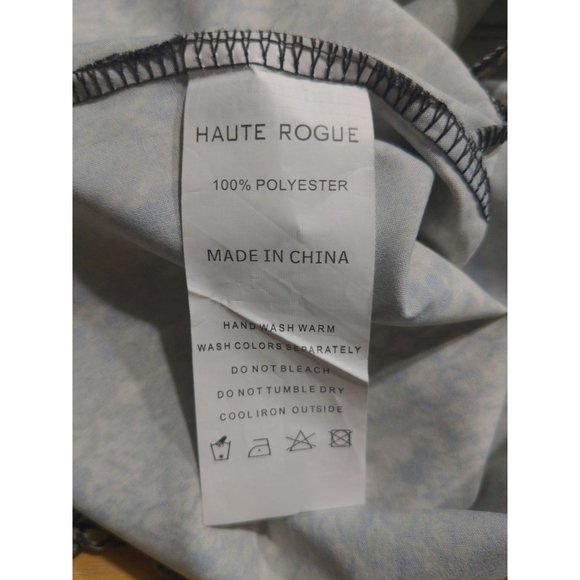 Haute Rogue‎ long sleeve snake print crop blouse S - Picture 7 of 8